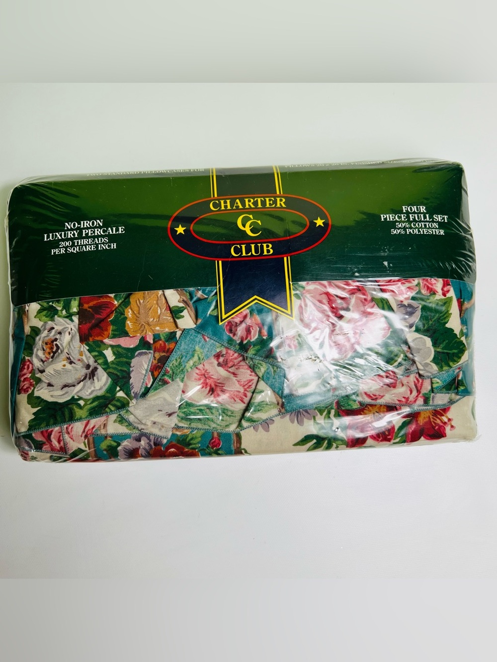 Charter Club vintage floral four piece full set NWT